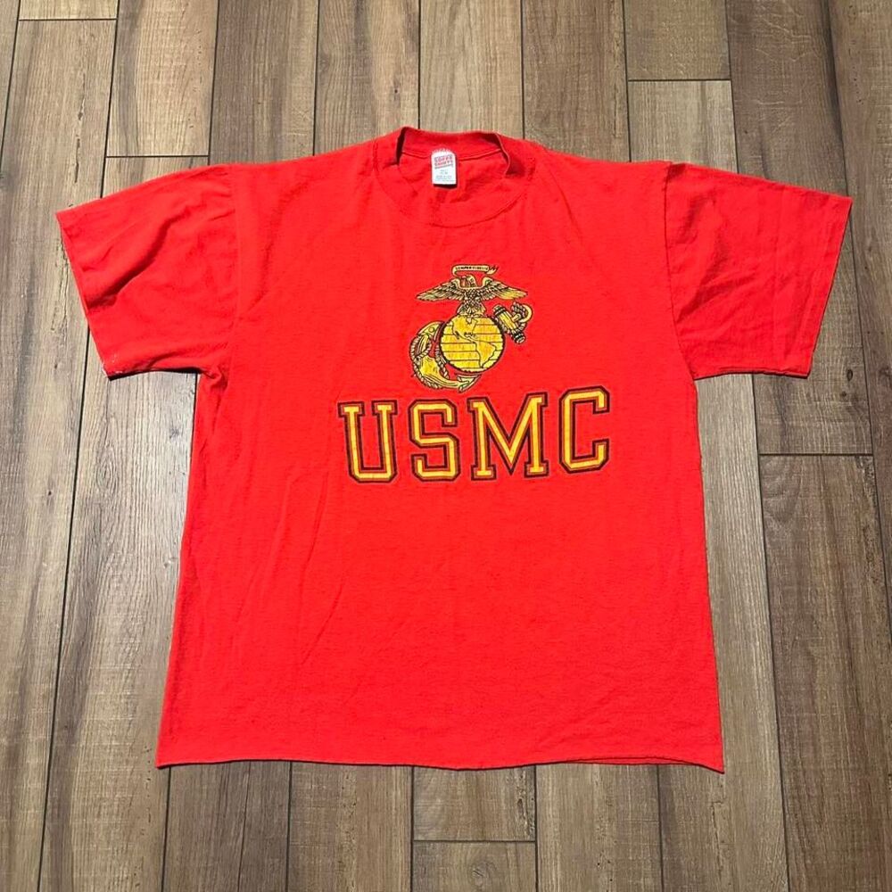 Vintage USMC Marine‎ Corp Men's Graphic T Shirt XL Made In USA Single Stitch 90s